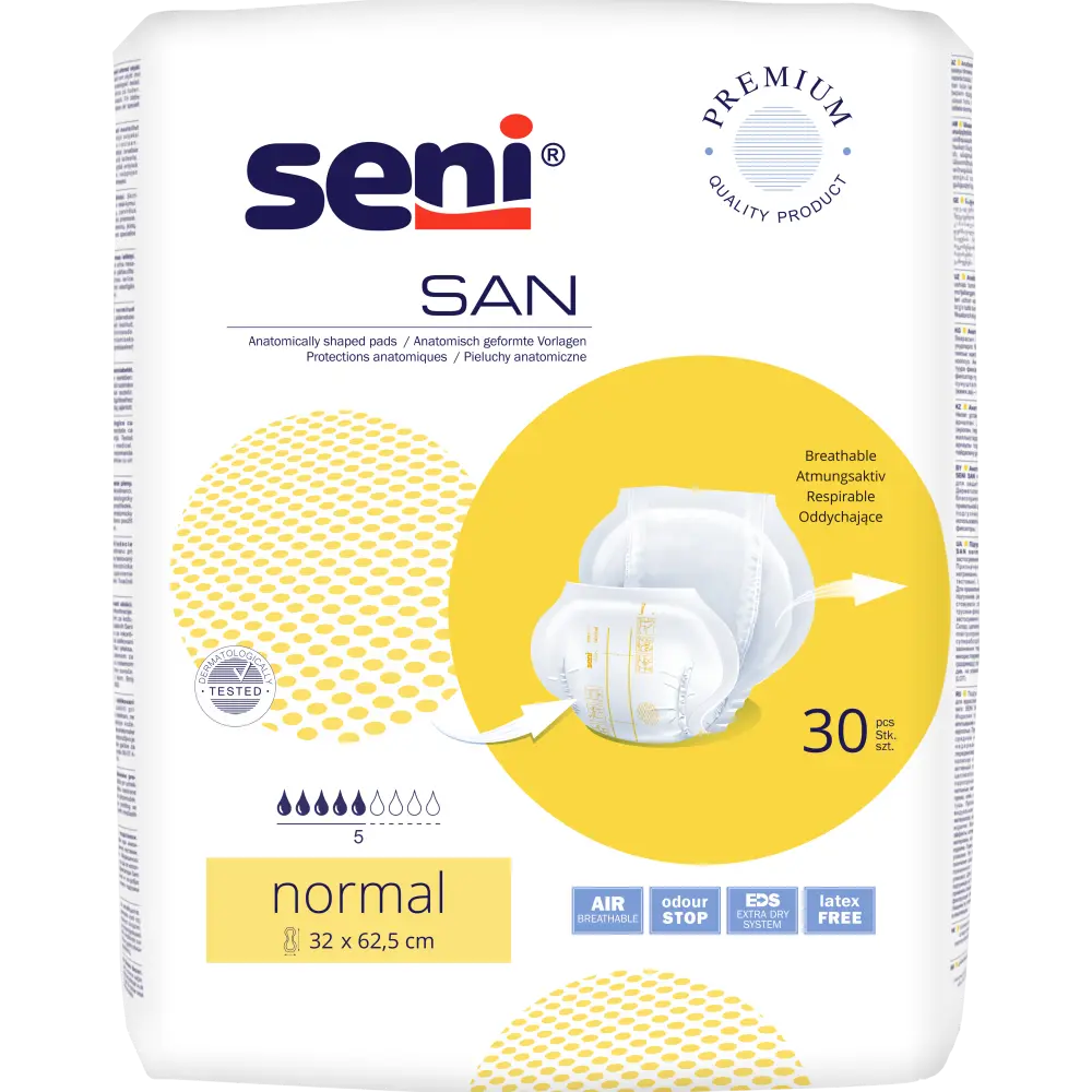 Seni San Normal - Omdoos (4 x 30 stuks)
