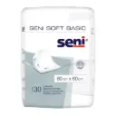 Seni Soft Basic Dry Absorberende onderlegger 60x60cm - Omdoos (4 x 30 stuks)