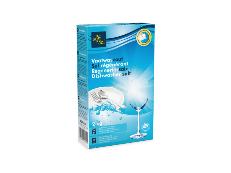 Sel pour lave-vaisselle Soft-Sel 2 kg - 1 pièce (1+1 GRATUIT)