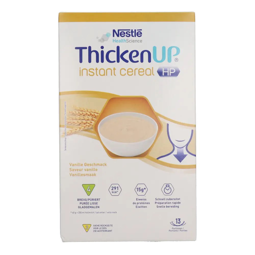 Nestlé ThickenUP Instant Cereal HP Vanille 520g - Omdoos (6 stuks)