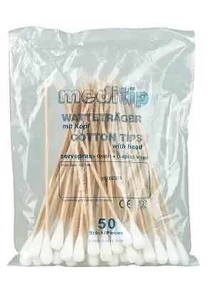 Cotons-tiges NS Bois 15 cm pointe 10 mm - 50 pièces