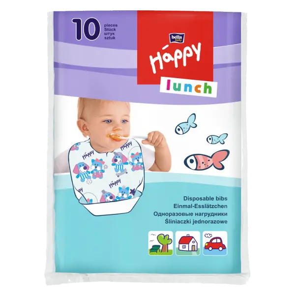 Wegwerpslabben met opvangzakje 18 x 10st