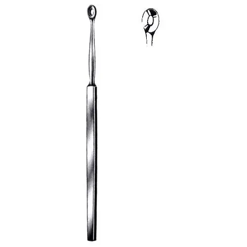 Curette Wolf-Lupus avec ouverture n° 4