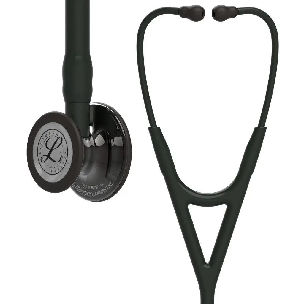 Littmann Cardiology IV Stethoscoop - Hoogglans Smoke/Zwart