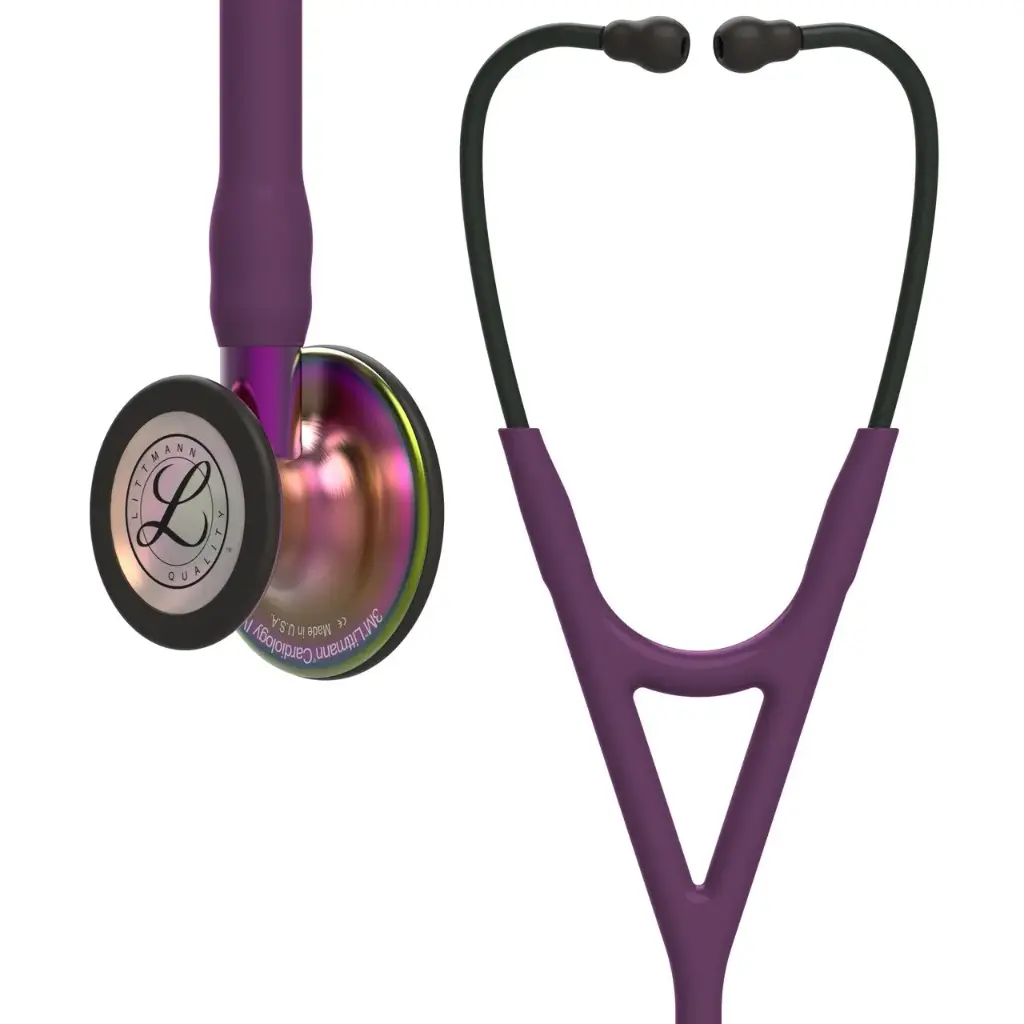 Littmann Cardiology IV Stethoscoop - Regenboog/Pruim