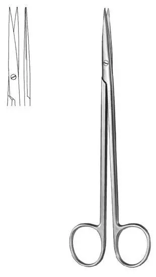 Ciseaux Metzenbaum-Nelson droits 25 cm