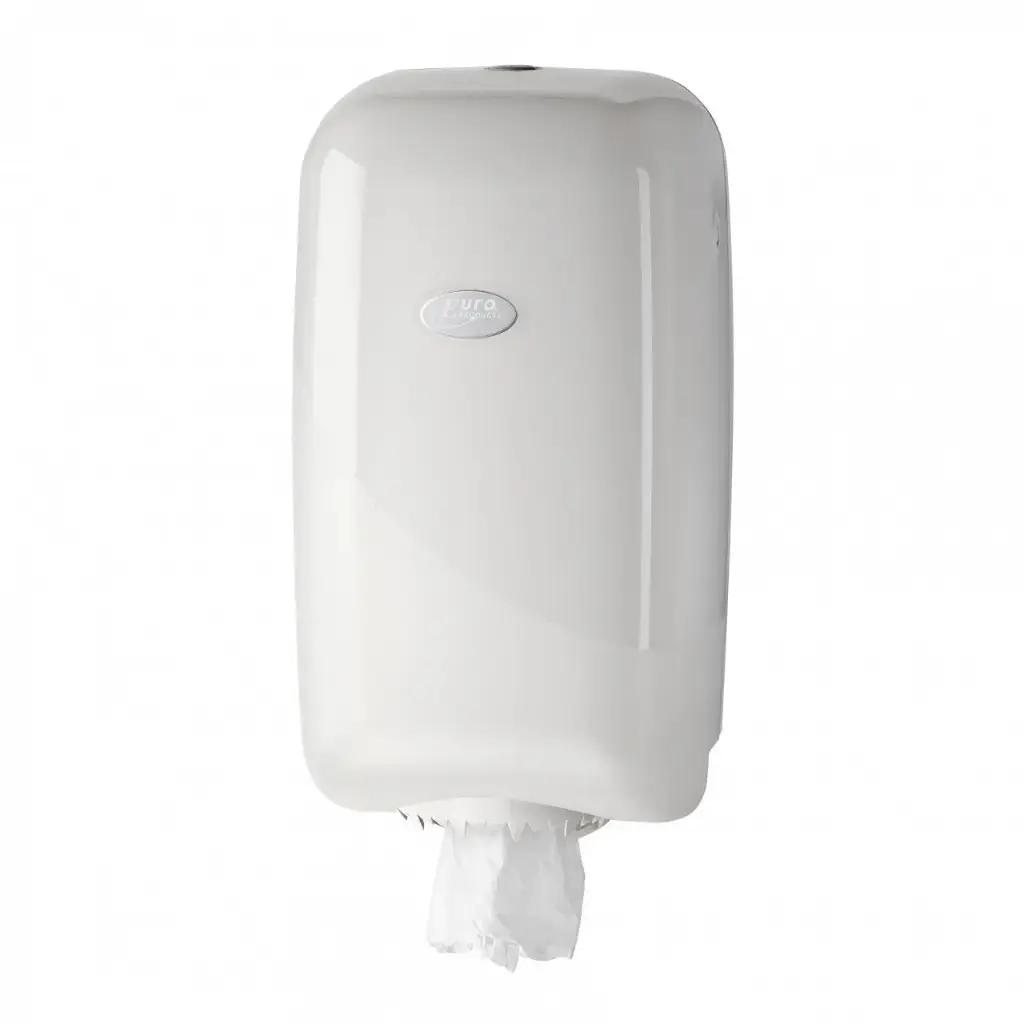 Mini Poetsroldispenser / Handdoekdispenser - Pearl White - Centerfeed