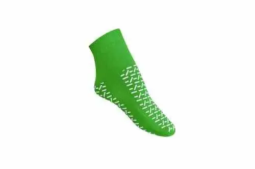 Chaussettes antidérapantes doubles vertes M 34-36 - 48 pièces