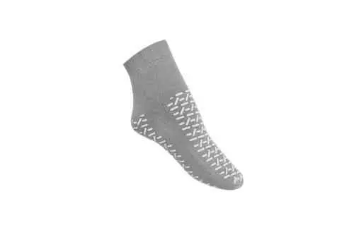 Chaussettes antidérapantes doubles grises XXL 44-46 - 48 pièces