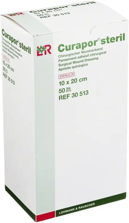Curapor Chirurgisch wondverband Steriel 10x20cm - Individueel verpakt - 1 stuk