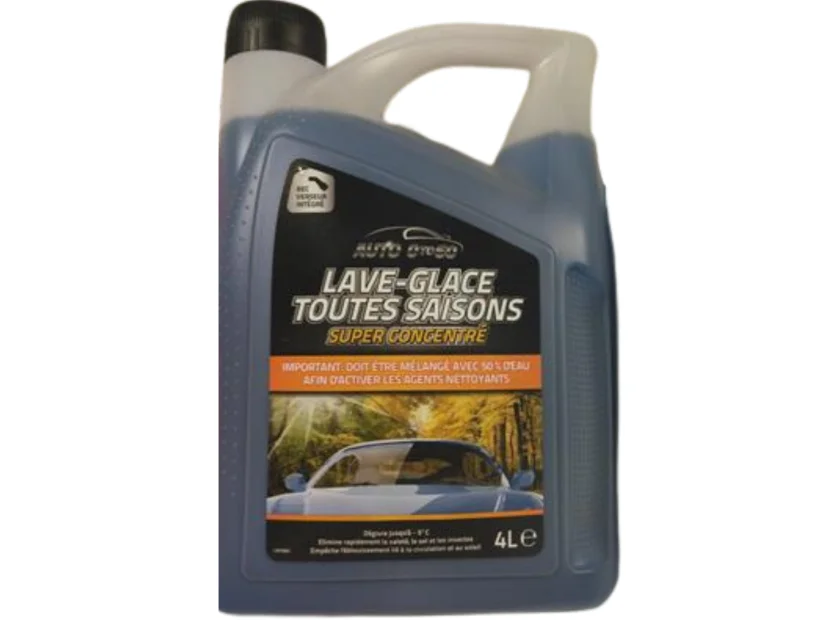 Liquide lave-glace Auto 4L Bleu