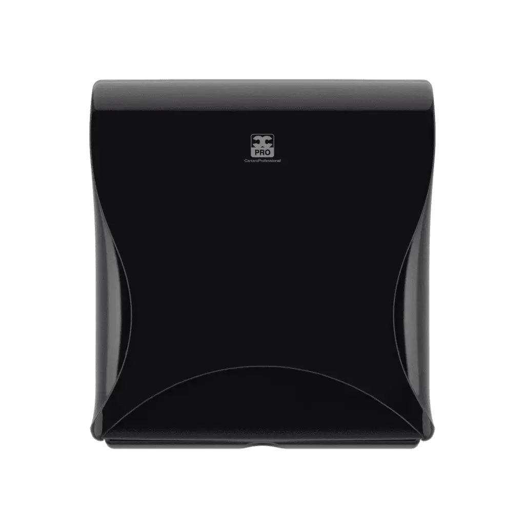 Essentia Double Folded Toiletpapier (Losse Vellen) Dispenser Zwart