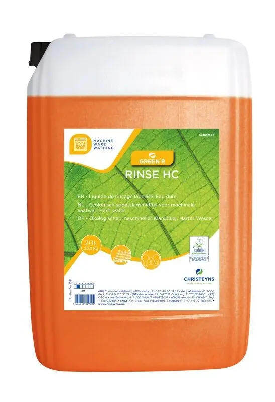 Green' R Rinse HC - 2 x 5L(spoelmiddel vaatwas bar) 
