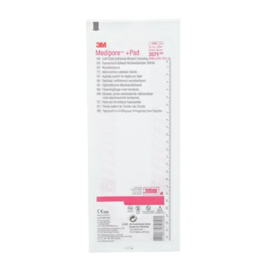 3M Medipore + Pad Adhesief Wondverband 10x25cm - 25 stuks