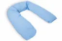 Relax Pro Boemerangkussen Standaard XL PU Blauw - Visco Vlokken
