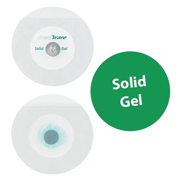 Mediware ECG-Elektroden Textiel met vaste gel - 30st