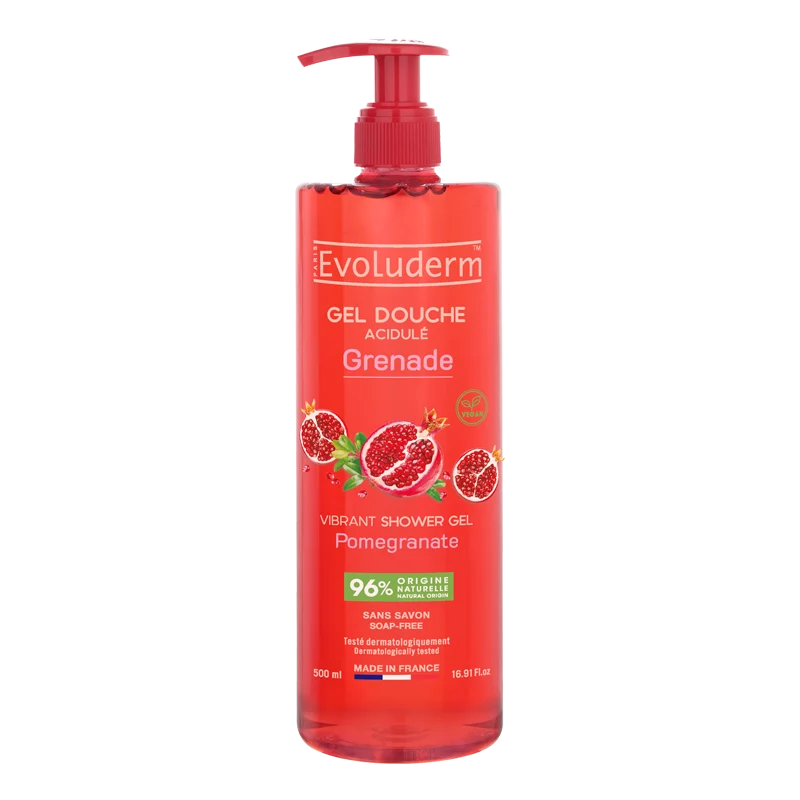 Evoluderm Douchegel Granaatappel - 20 x 500ml