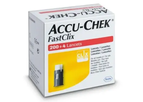 [5800] Lancettes Accu-Chek Fastclix - 34 étuis contenant 6 lancettes