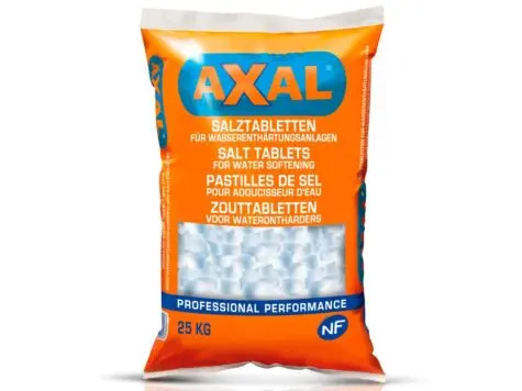 [180] Axal zouttabletten voor waterontharders 25kg - 1 stuk