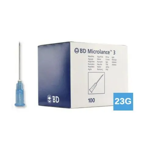 [1220] BD Microlance Naalden 23G(0,6mm) x 25mm Blauw - 100st