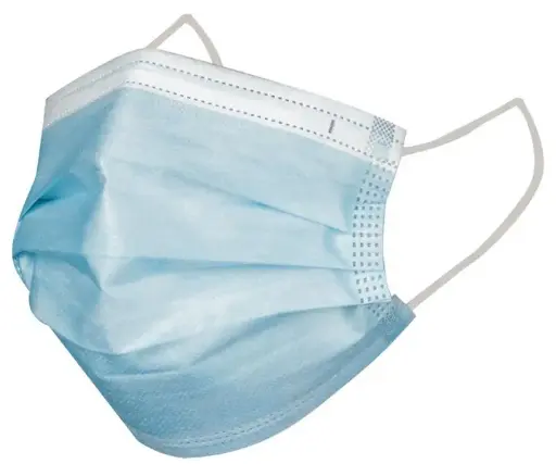 [5566] Chirurgisch Mondmasker Type IIR – 3-laags – Lichtblauw – 50 stuks