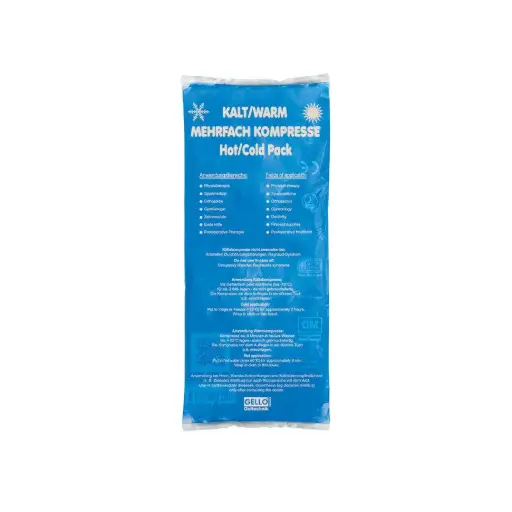 [980] Cold/Hot Gel Pack blauw 12x29cm - 1 stuk