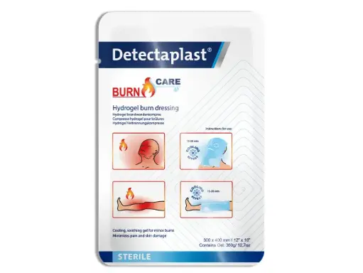 [1551] Detectaplast Burn Care Hydrogel Compresse pour brûlures 30 cm x 40 cm - 1 pièce