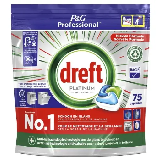 [9902] Dreft Platinum All-in-one vaatwastabletten - 3 x 75 stuks