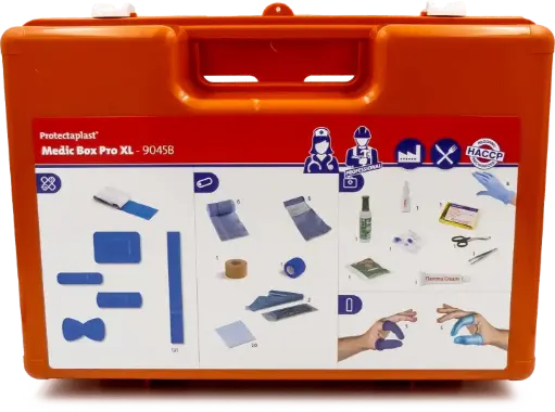 [80] Trousse de premiers secours HACCP Medic Box PRO XL