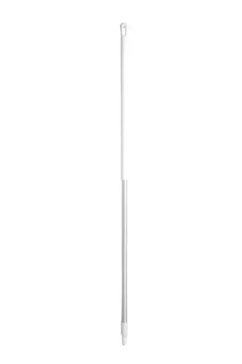 [1673] Manche ergonomique 150 cm Poignée blanche - 1 pièce