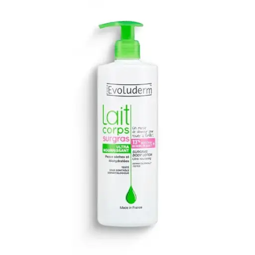 [5163] Evoluderm Lotion corporelle surgras 500 ml - 20 pièces