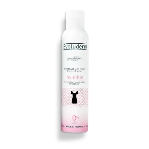 [5169] Evoluderm Déodorant Invisible 200 ml - 24 pièces