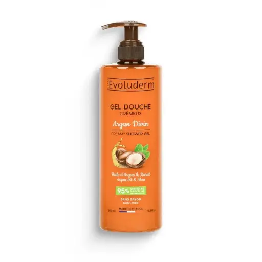 [4326] Evoluderm Gel douche Argan Divin 500 ml - 1pc