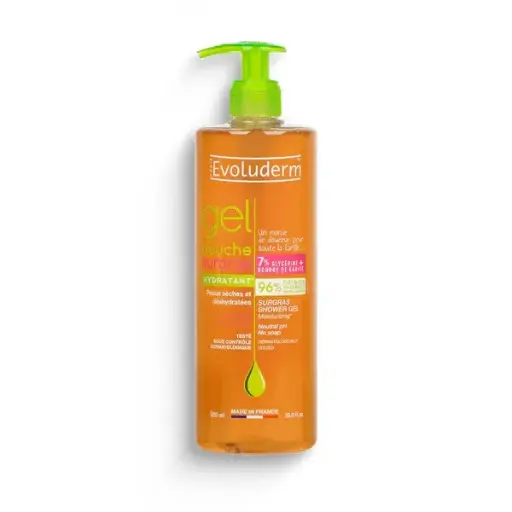 [5153] Evoluderm Douche Gel Surgras 500ml - 20st