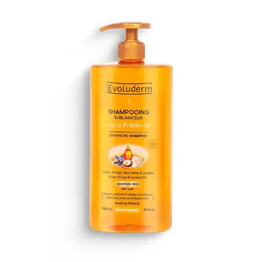 [5191] Evoluderm Shampoo Huile Précieuse - 1 x 1000ml