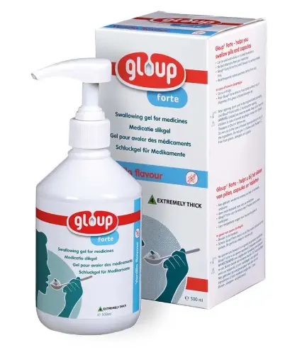 [1406] Gloup FORTE Gel à avaler Vanille flacon pompe 500 ml - 24 pièces