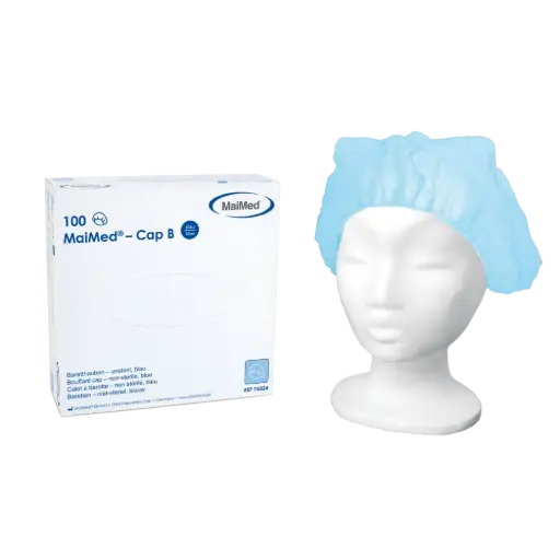 [34] Filet à cheveux (bonnet Charlotte) PP Bleu - 10 x 100 pièces