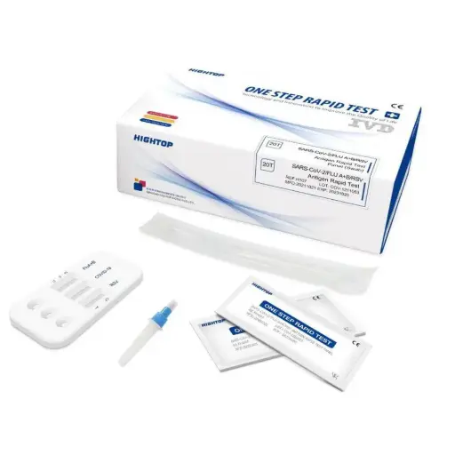 [789] HighTop Combi Sneltest (SARS-CoV-2/FLU A+B/RSV) - 20 stuks