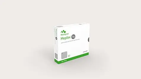 [2753] Mepilex AG Pansement antimicrobien en mousse 10 cm x 21 cm - 5 pièces