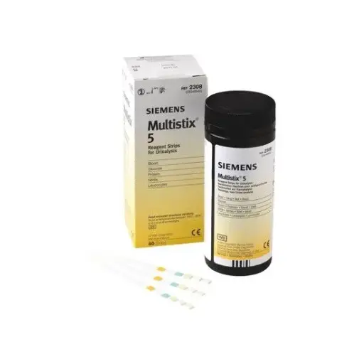 [4252] Multistix 5 bandelettes réactives pour analyse d'urine - 50 pièces