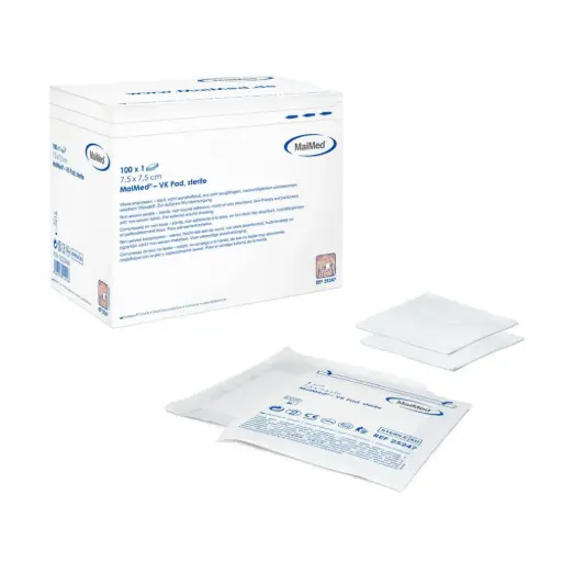 [326] Compresse non adhésive ST 5 cm x 5 cm - emballée à l'unité - 100 pièces
