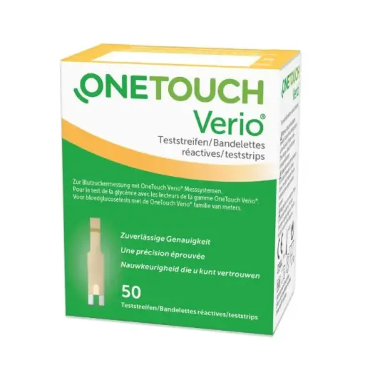 [822] OneTouch Verio Teststrips - Bloedglucosestrips - 50 stuks