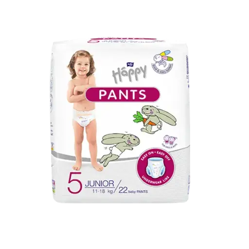 [6136] Bella Baby Happy Luierbroekjes Pants - Maat 5 (11-18kg) - Omdoos (10 x 22 stuks)