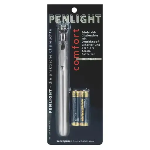 [4989] Penlight Comfort RVS - Medisch diagnostieklampje