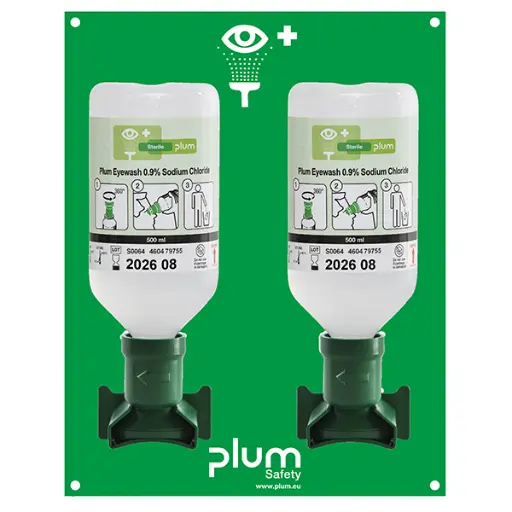 [5366] Plum Oogspoelingstation met 2 flessen - 1st