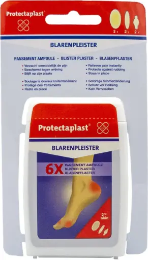[763] Protectaplast Blarenpleisters Mix - 6st