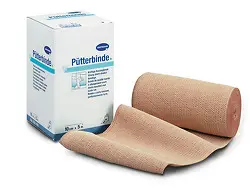 [1694] Pütterverband zwachtel met korte rek 10cm x 5m - per stuk