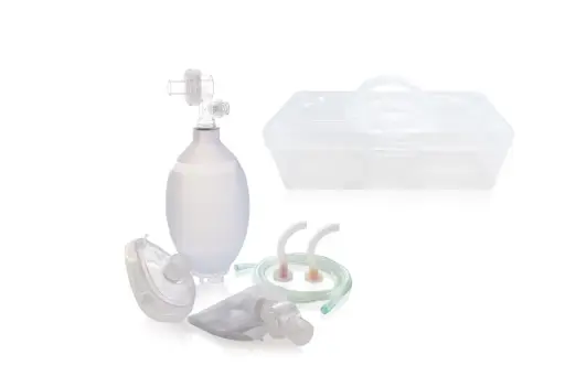[1142] Kit de réanimation avec ballon en silicone - 1 pièce