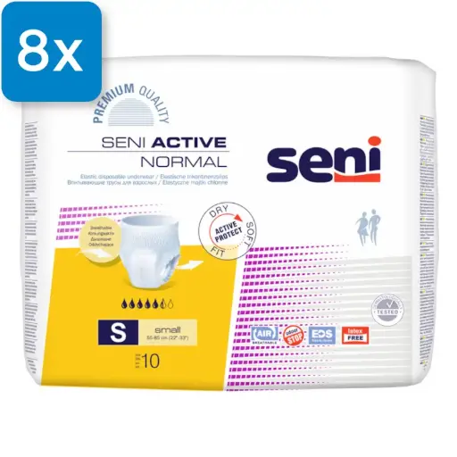 [6078] Seni Active Normal Small - 3 x 30st - ! neem de 6077 !