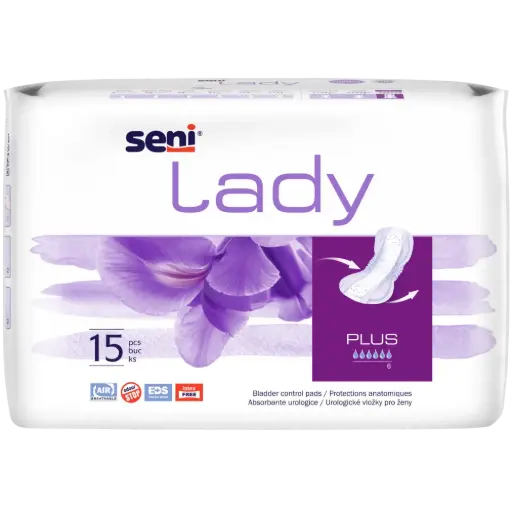 [6065] Seni Lady Plus - Omdoos (16 x 15 stuks)